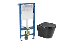 Комплект инсталляции Geberit Delta Duofix с унитазом Corsa Deco NX Tornado с кнопкой хром и сиденьем дюропласт микролифт Комплект инсталляции Geberit Delta Duofix с унитазом Corsa Deco NX Tornado с кнопкой хром и сиденьем дюропласт микролифт