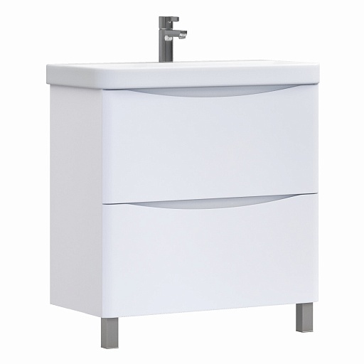 Тумба под раковину Vigo Glem 80 см напольная белая (tn.GLE.9595.80.2Y)