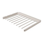 Брючница выдвижная металлическая белая 600х435 мм Титан-GS Брючница выдвижная металлическая белая 600х435 мм Титан-GS