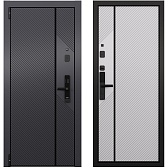 Дверь входная Torex Талса Смарт левая оскуро - бьянко 860х2050 мм с электронным замком