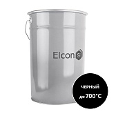 Эмаль термостойкая Elcon Max Therm 700 градусов черная 25 кг Эмаль термостойкая Elcon Max Therm 700 градусов черная 25 кг