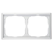 Рамка Systeme Electric ArtGallery двухместная алюминий (GAL000302) Рамка Systeme Electric ArtGallery двухместная алюминий (GAL000302)