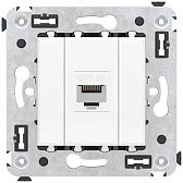 Розетка компьютерная DKC Avanti встраиваемая белая RJ45 (9549964) Розетка компьютерная DKC Avanti встраиваемая белая RJ45 (9549964)