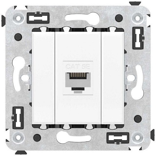 Розетка компьютерная DKC Avanti встраиваемая белая RJ45 (9549964)