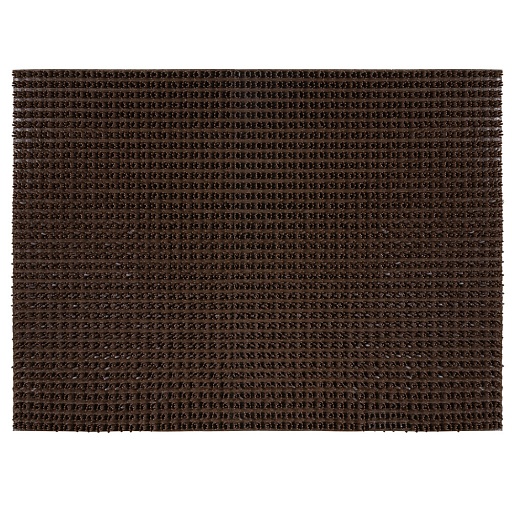 Коврик придверный щетинистый Альфа-Стиль 45х60 см грязезащитный темный шоколад