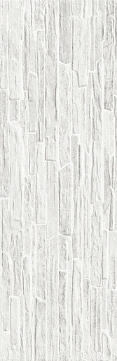 Плитка облицовочная Alma Ceramica Rocko белая 01 600x200x7,5 мм (16 шт.=1,92 кв.м)