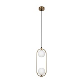 Светильник подвесной Maytoni Ring G9 50 Вт 3 кв.м латунь IP20 (MOD013PL-02BS1)