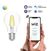 Лампа умная Gauss Smart Home филаментная диммируемая E27 6,5 Вт теплый/холодный 2000-6500 К IP00 груша Лампа умная Gauss Smart Home филаментная диммируемая E27 6,5 Вт теплый/холодный 2000-6500 К IP00 груша