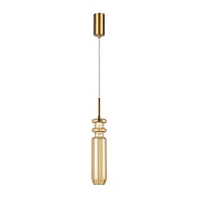 Светильник светодиодный подвесной Arte Lamp Crystal 3000К 8 Вт 3 кв.м латунь IP20 (A2942SP-1PB)