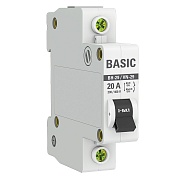 Выключатель нагрузки EKF Basic ВН-29 (SL29-1-20-bas) 1P 20А 230 В на DIN-рейку