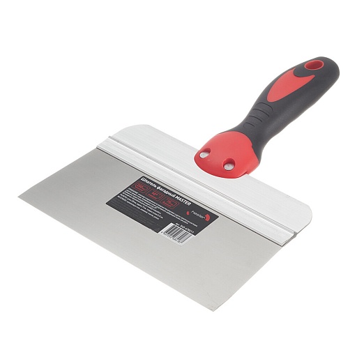 Шпатель фасадный Hesler Master 200 мм с эргономичной ручкой и широким полотном (540-678211) Шпатель фасадный Hesler Master 200 мм с эргономичной ручкой и широким полотном (540-678211)