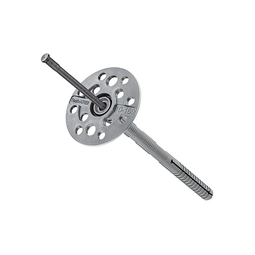 Дюбель для теплоизоляции Tech-Krep 10х160 мм пластиковый гвоздь (50 шт.)