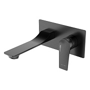 Смеситель для раковины встраиваемый WasserKraft Wiese оружейная сталь однорычажный (8430)