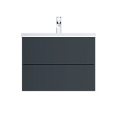 Тумба под раковину AM.PM Gem 85 см подвесная графит матовая (M90FHX07522GM)