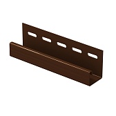 J-профиль Ю-Пласт Timberblock 3000 мм коричневый J-профиль Ю-Пласт Timberblock 3000 мм коричневый