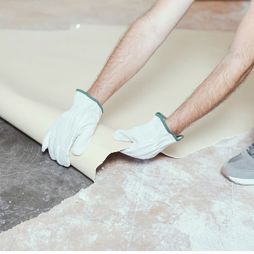 Демонтаж напольного покрытия, уложенного без клея Демонтаж напольного покрытия, уложенного без клея