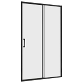 Душевая дверь Abber стекло прозрачное 130х190 см профиль черный 5 мм раздвижная (AG30130B5)