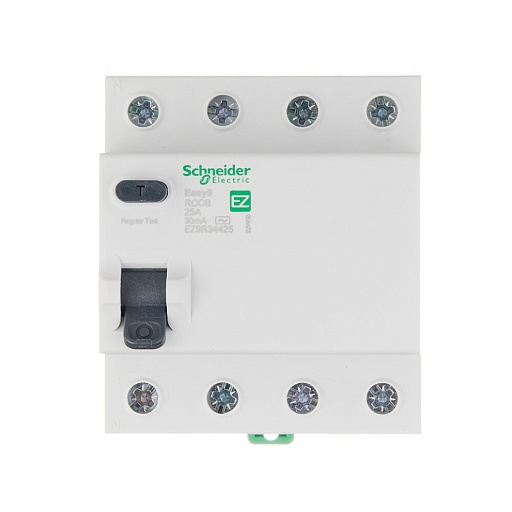 УЗО Schneider Electric Easy9 25А 3P+N тип AC 30 мА 4,5 кА (EZ9R34425)