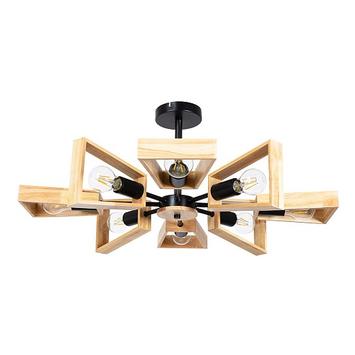 Люстра потолочная Arte Lamp Brussels E27 480 Вт 18 кв.м (A8030PL-8BK)