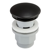 Донный клапан AM.PM клик-клак 1 1/4 с переливом черный (F0700P22)