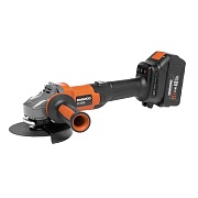 Шлифмашина угловая аккумуляторная Daewoo Dag 2521Li Set 21 В 4Ач Li-Ion d125 мм 1 АКБ и ЗУ