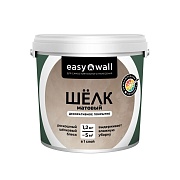 Декоративное покрытие Bayramix Easy Wall Матовый шелк белая 1,2 кг