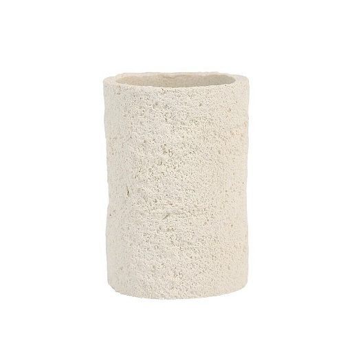 Стакан для ванной Fora Travertine настольный полирезин бежевый (FOR-TVN044)