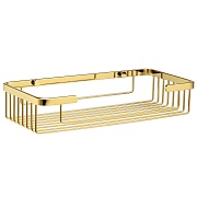 Полка для ванной WasserKraft 275х55х133 мм металл золото (K-722PG) Полка для ванной WasserKraft 275х55х133 мм металл золото (K-722PG)