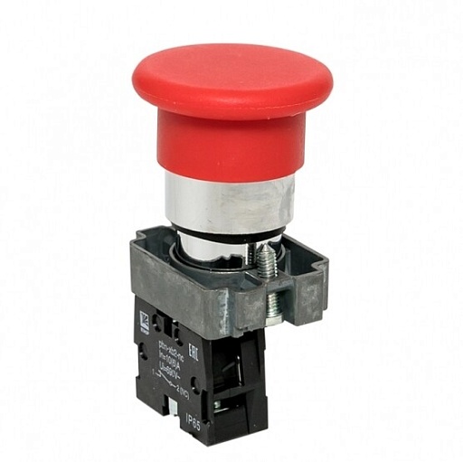 Кнопка грибок EKF PROxima ВС42 230 В 1NC IP65 без фиксации красная (xb2-bc42-65) Кнопка грибок EKF PROxima ВС42 230 В 1NC IP65 без фиксации красная (xb2-bc42-65)