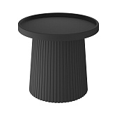 Журнальный столик круглый черный Sheffilton SHT-CT94