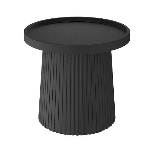 Журнальный столик круглый черный Sheffilton SHT-CT94