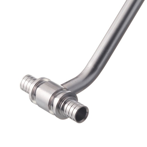 Трубка для радиатора Rehau (12662821001) т-образная 16 х 15 х 16 х 250 мм нержавеющая сталь
