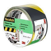 Лента сигнальная Scotch желто-черные полоски 50 мм 33 м Лента сигнальная Scotch желто-черные полоски 50 мм 33 м