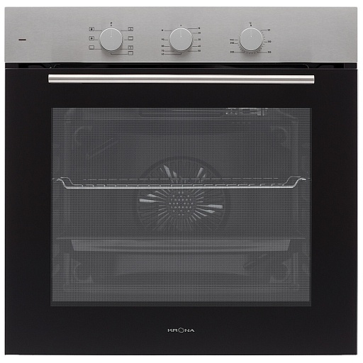 Духовой шкаф электрический встраиваемый Krona Element Plus 60 IX 595 мм нержавеющая сталь/черный Духовой шкаф электрический встраиваемый Krona Element Plus 60 IX 595 мм нержавеющая сталь/черный