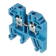 Колодка клеммная винтовая Navigator 2,5 кв.мм синяя (10 шт.) (612157)