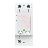 Реле напряжения и контроля фаз модульное Welrok VIP-40 red 220 В 40 А тип AC цифровое Реле напряжения и контроля фаз модульное Welrok VIP-40 red 220 В 40 А тип AC цифровое