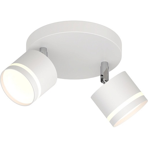 Спот потолочный Schaffner Salomon GX53 30 Вт 5 кв.м белый IP20 (4740-2 WH) Спот потолочный Schaffner Salomon GX53 30 Вт 5 кв.м белый IP20 (4740-2 WH)