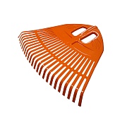 Грабли веерные Инструм-Агро Гардения (010820) полипропиленовые для уборки листьев и травы 23 зуба
