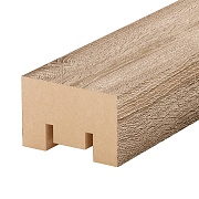 Декоративная рейка МДФ 30х20х2700 мм дуб винтаж Stella