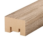 Декоративная рейка МДФ 30х20х2700 мм дуб винтаж Stella