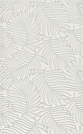 Плитка декор Kerama Marazzi Тессуто листья серая 400x250x8 мм