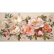 Фотообои Фотообойкин Цветы пионы 3D Pt-068_5 (5х2,7 м)