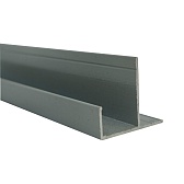 F-профиль алюминиевый 3 м 1 мм серый RAL 7035 F-профиль алюминиевый 3 м 1 мм серый RAL 7035