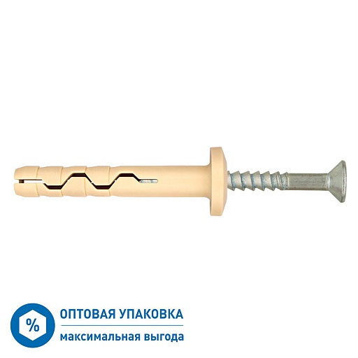 Дюбель-гвоздь Hard-Fix PDG F 6x60 мм грибовидная манжета нейлон (1400 шт.) Дюбель-гвоздь Hard-Fix PDG F 6x60 мм грибовидная манжета нейлон (1400 шт.)