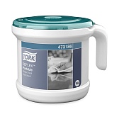 Диспенсер TORK Reflex для бумажных полотенец с центральной вытяжкой переносной пластик белый Диспенсер TORK Reflex для бумажных полотенец с центральной вытяжкой переносной пластик белый