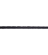 Шнур вязаный полипропиленовый 8 прядей черный d3 мм 50 м