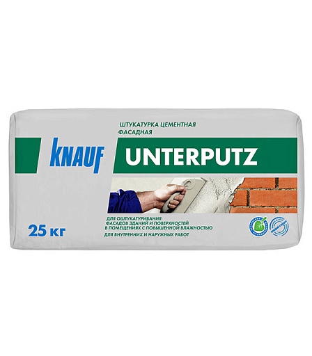 Штукатурка цементная Knauf Унтерпутц 25 кг