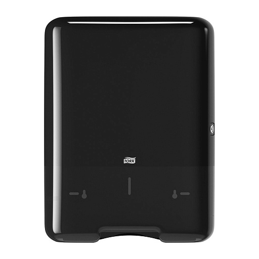 Диспенсер Tork для листовых полотенец Singlefold сложения ZZ и C (H3) пластик черный (553008) Диспенсер Tork для листовых полотенец Singlefold сложения ZZ и C (H3) пластик черный (553008)