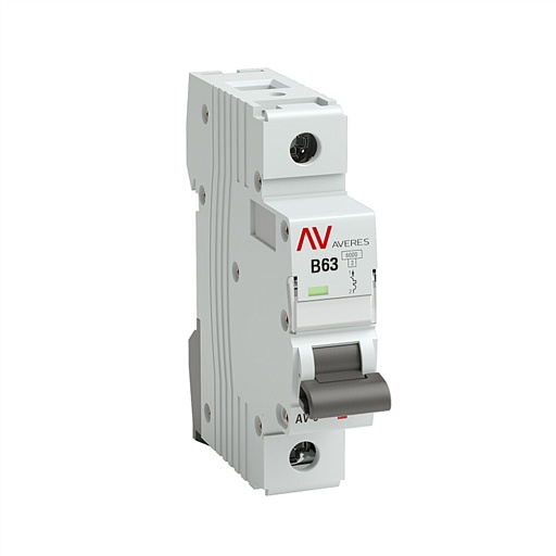Автоматический выключатель модульный EKF Averes AV-6 1Р 63А тип B 6 кА 230 В (mcb6-1-63B-av) Автоматический выключатель модульный EKF Averes AV-6 1Р 63А тип B 6 кА 230 В (mcb6-1-63B-av)