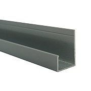 L-профиль алюминиевый 3 м 1 мм серый RAL 7035